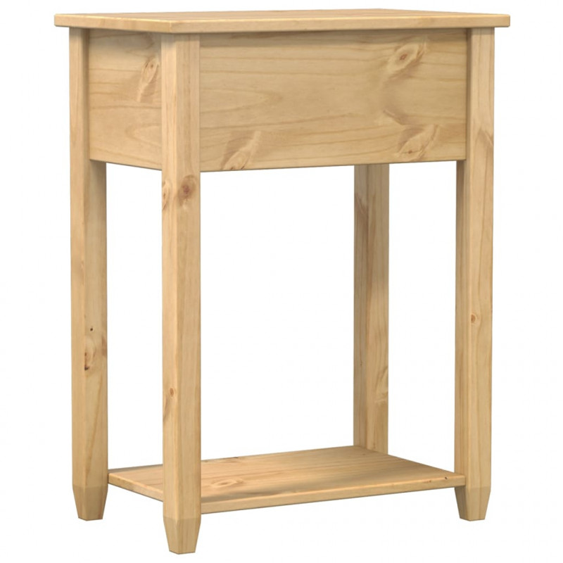 Stolik konsolowy Corona, 55x35x73 cm, lite drewno sosnowe
