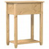 Stolik konsolowy Corona, 55x35x73 cm, lite drewno sosnowe