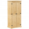 Szafa Corona, 76x50x170 cm, lite drewno sosnowe