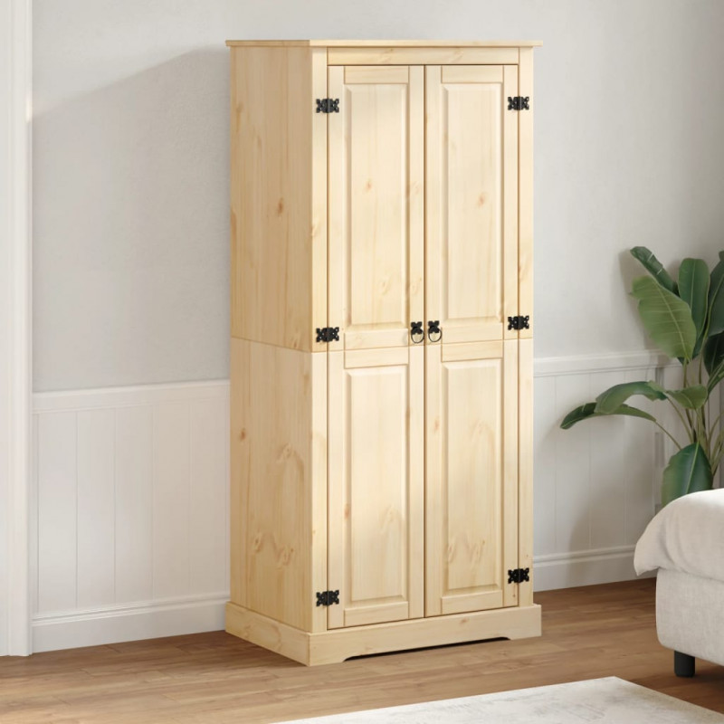 Szafa Corona, 76x50x170 cm, lite drewno sosnowe
