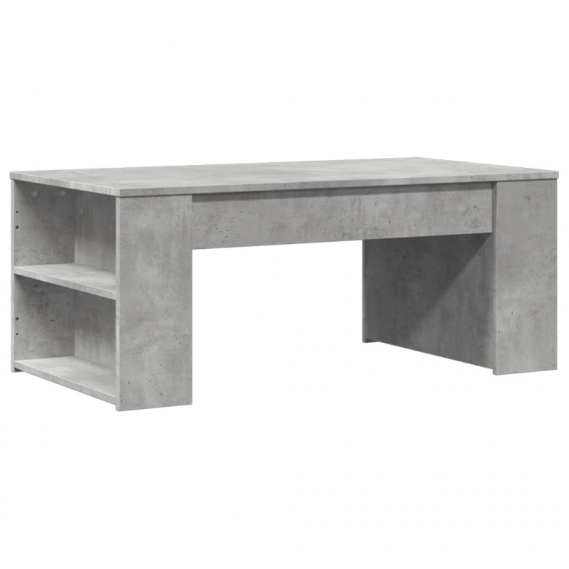 Stolik kawowy, szarość betonu, 102x55x42 cm
