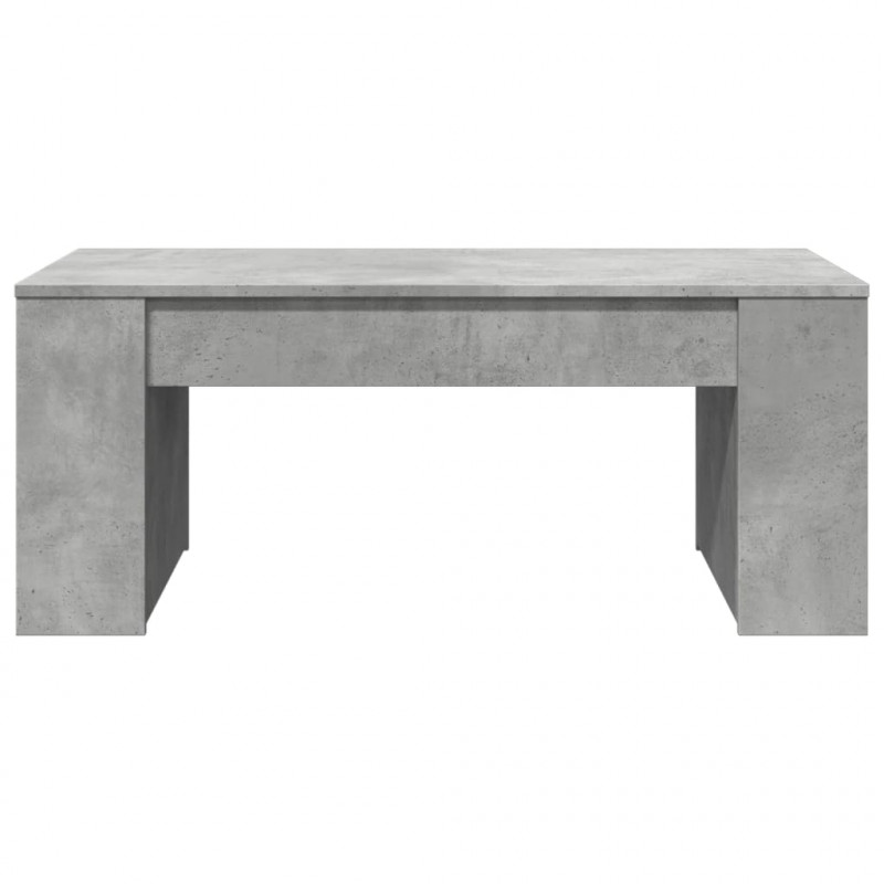 Stolik kawowy, szarość betonu, 102x55x42 cm
