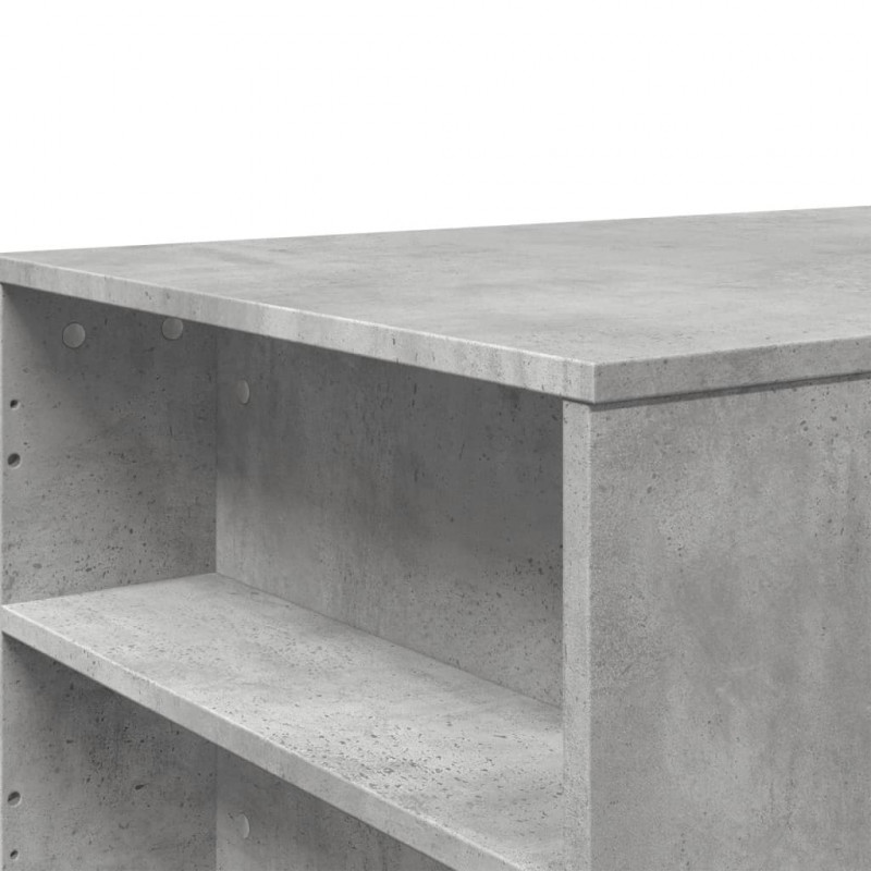 Stolik kawowy, szarość betonu, 102x55x42 cm