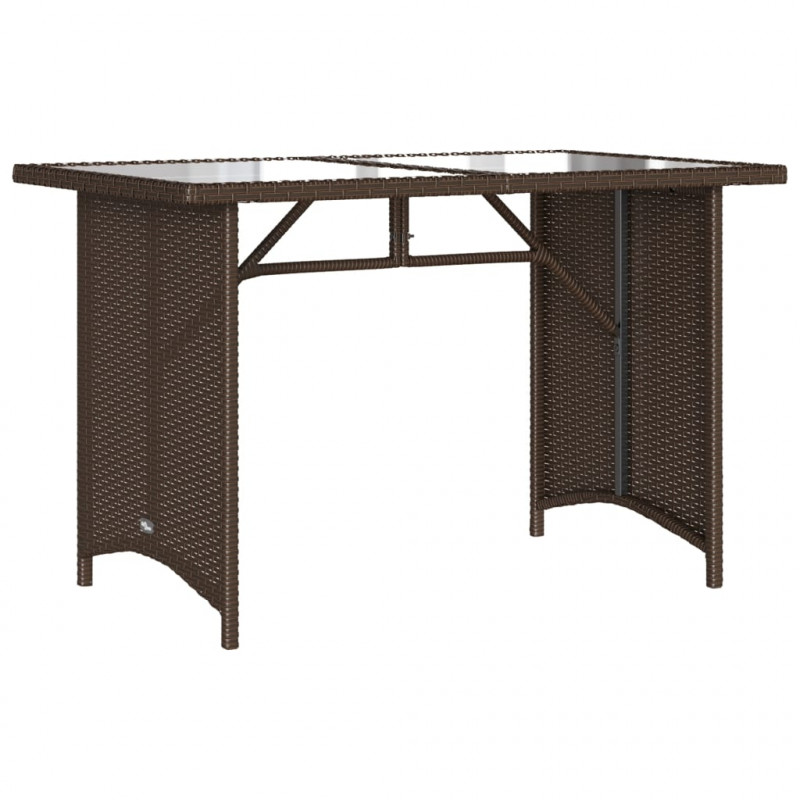 2-cz. zestaw mebli ogrodowych, z poduszkami, brązowy, rattan PE
