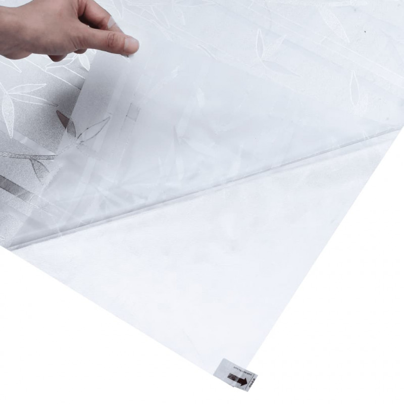 Folia okienna, matowa, wzór bambusa, 60x500 cm, PVC