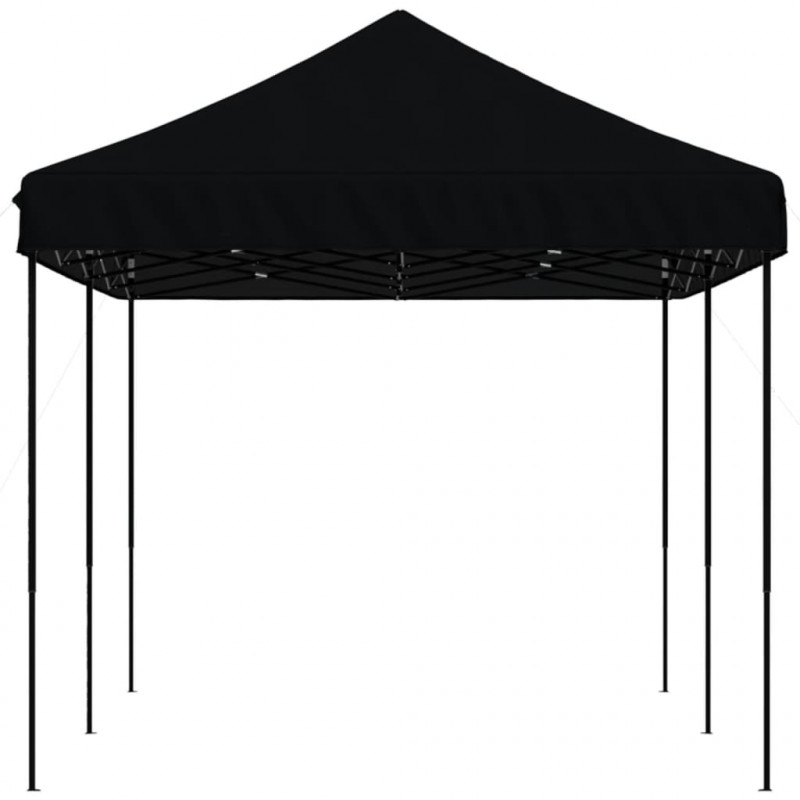Składany namiot imprezowy typu pop-up, czarny, 580x292x315 cm