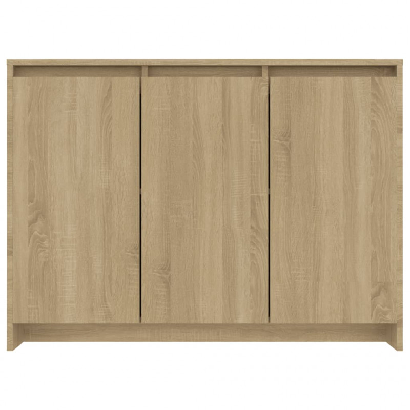 Szafka, dąb sonoma, 102x33x75 cm, materiał drewnopochodny