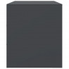 Szafki pod telewizor, 2 szt., antracytowe, 67x39x44 cm, stalowe