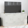 Szafka pod telewizor, biała, 99x39x44 cm, stalowa