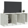 Szafka pod telewizor, biała, 99x39x44 cm, stalowa