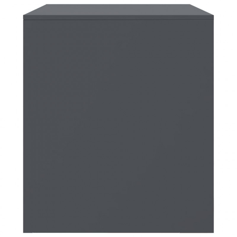 Szafka pod telewizor, antracytowa, 67x39x44 cm, stalowa
