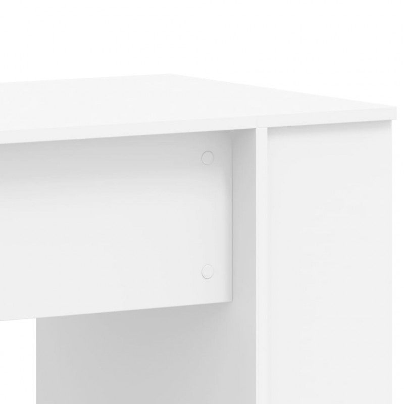 Biurko, białe, 140x50x75 cm, materiał drewnopochodny