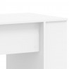 Biurko, białe, 140x50x75 cm, materiał drewnopochodny