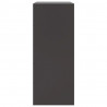 Szafka, czarna, 67x39x95 cm, stal