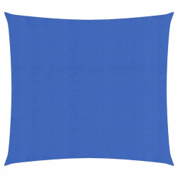 Żagiel przeciwsłoneczny, 160 g/m², niebieski, 5x5 m, HDPE