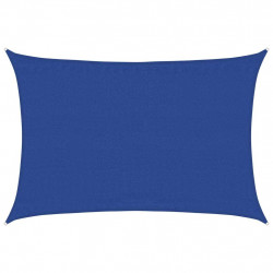 Żagiel przeciwsłoneczny, 160 g/m², niebieski, 3,5x4,5 m, HDPE
