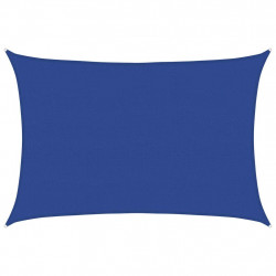 Żagiel przeciwsłoneczny, 160 g/m², niebieski, 5x6 m, HDPE