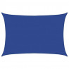Żagiel przeciwsłoneczny, 160 g/m², niebieski, 5x6 m, HDPE
