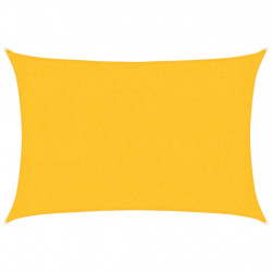 Żagiel przeciwsłoneczny, 160 g/m², żółty, 2x2,5 m, HDPE