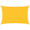 Żagiel przeciwsłoneczny, 160 g/m², żółty, 2x2,5 m, HDPE