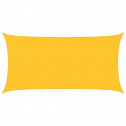 Żagiel przeciwsłoneczny, 160 g/m², żółty, 4x7 m, HDPE