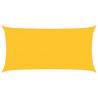 Żagiel przeciwsłoneczny, 160 g/m², żółty, 4x7 m, HDPE