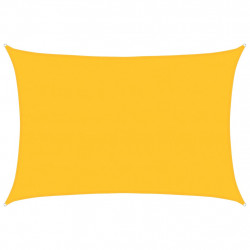 Żagiel przeciwsłoneczny, 160 g/m², żółty, 5x7 m, HDPE