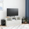 Szafka pod telewizor, biała, 99x39x44 cm, stalowa