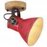 Lampa stołowa, 25 W, postarzany czerwony, 11,5x11,5x25 cm, E27