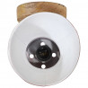 Lampa stołowa, 25 W, postarzany czerwony, 11,5x11,5x25 cm, E27