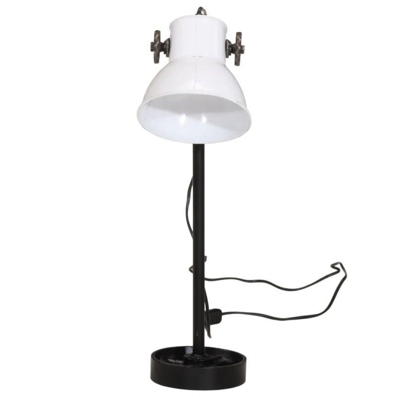 Lampa stołowa, 25 W, biała, 15x15x55 cm, E27