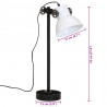 Lampa stołowa, 25 W, biała, 15x15x55 cm, E27