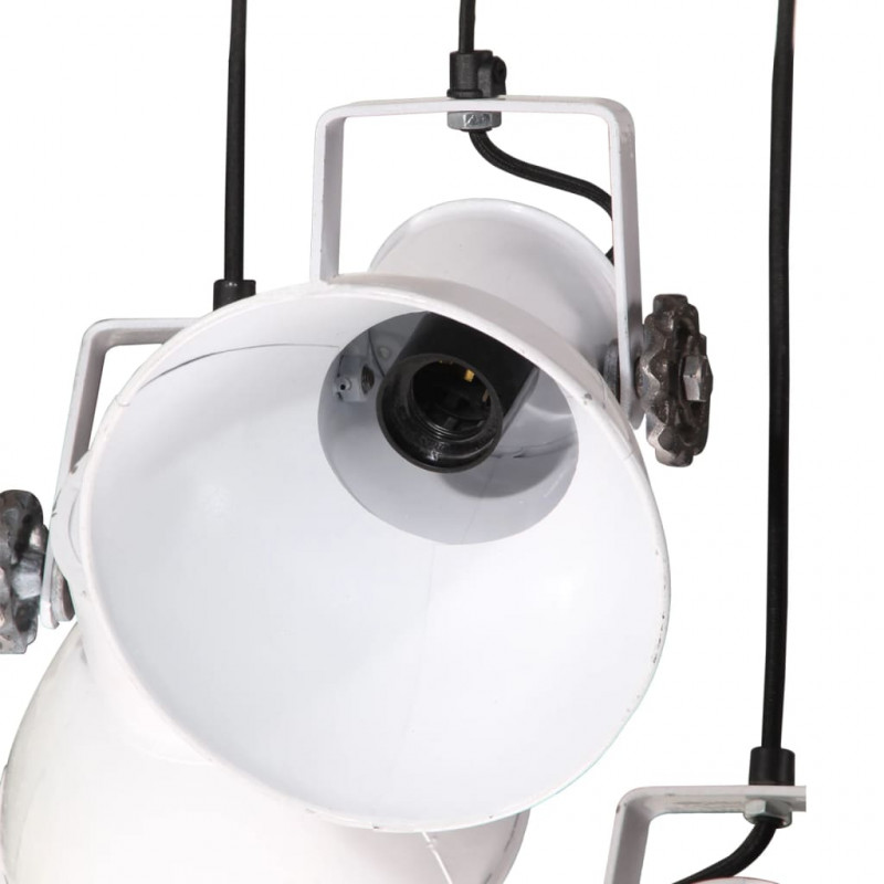 Lampa wisząca, 25 W, biała, 30x30x100 cm, E27