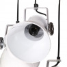 Lampa wisząca, 25 W, biała, 30x30x100 cm, E27