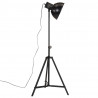 Lampa stojąca, 25 W, czarna, 61x61x90/150 cm, E27