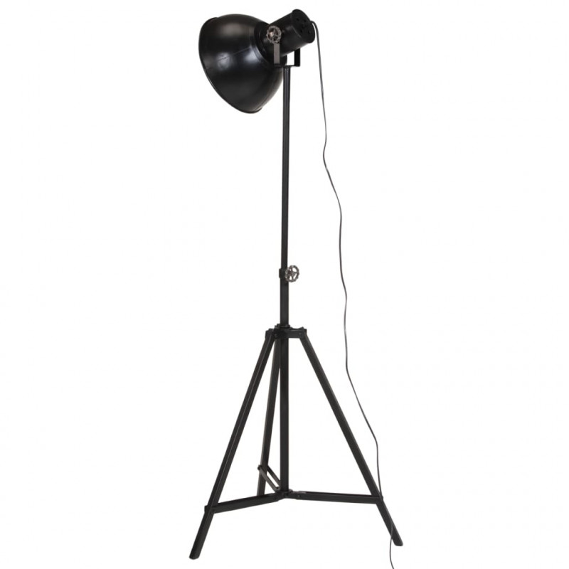 Lampa stojąca, 25 W, czarna, 61x61x90/150 cm, E27