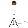 Lampa stołowa, 25 W, antyczny mosiądz, 35x35x65/95 cm, E27