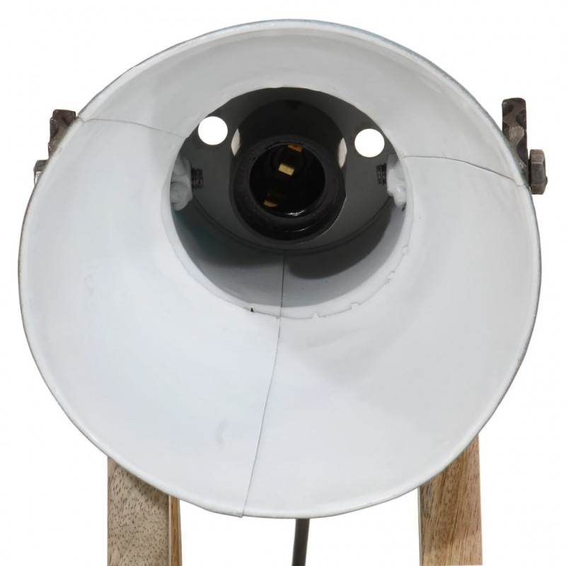Lampa stołowa, 25 W, postarzany niebieski, 30x17x40 cm, E27