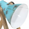 Lampa stołowa, 25 W, postarzany niebieski, 30x17x40 cm, E27