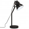 Lampa stołowa, 25 W, czarna, 17x17x60 cm, E27