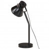 Lampa stołowa, 25 W, czarna, 17x17x60 cm, E27