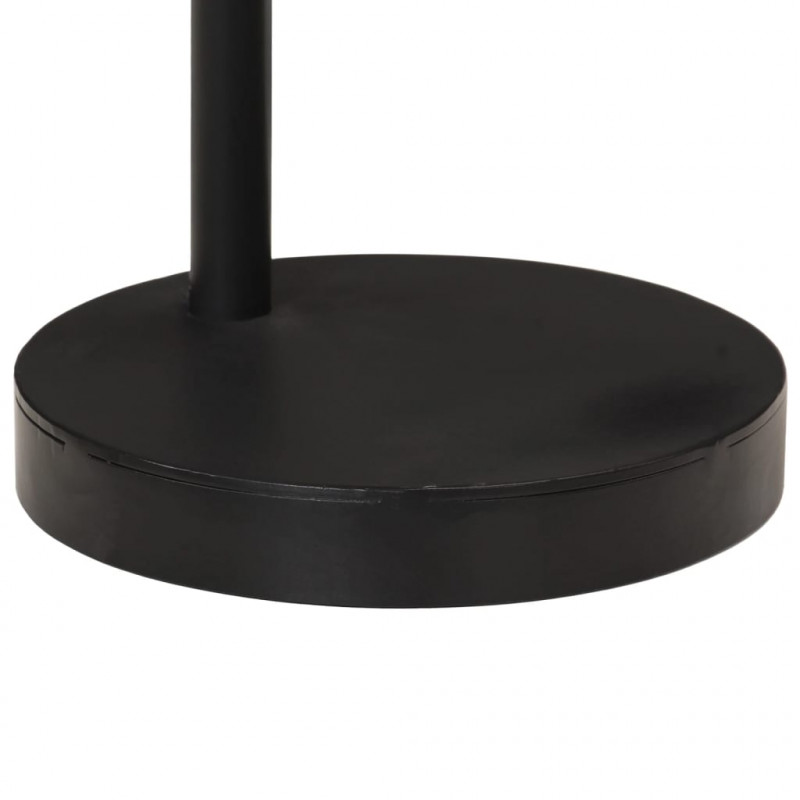 Lampa stołowa, 25 W, czarna, 17x17x60 cm, E27