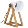 Lampa stołowa, 25 W, biała, 30x17x40 cm, E27