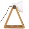 Lampa stołowa, 25 W, biała, 30x17x40 cm, E27