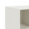 Szafka boczna, biała, 99x39x73 cm, stal