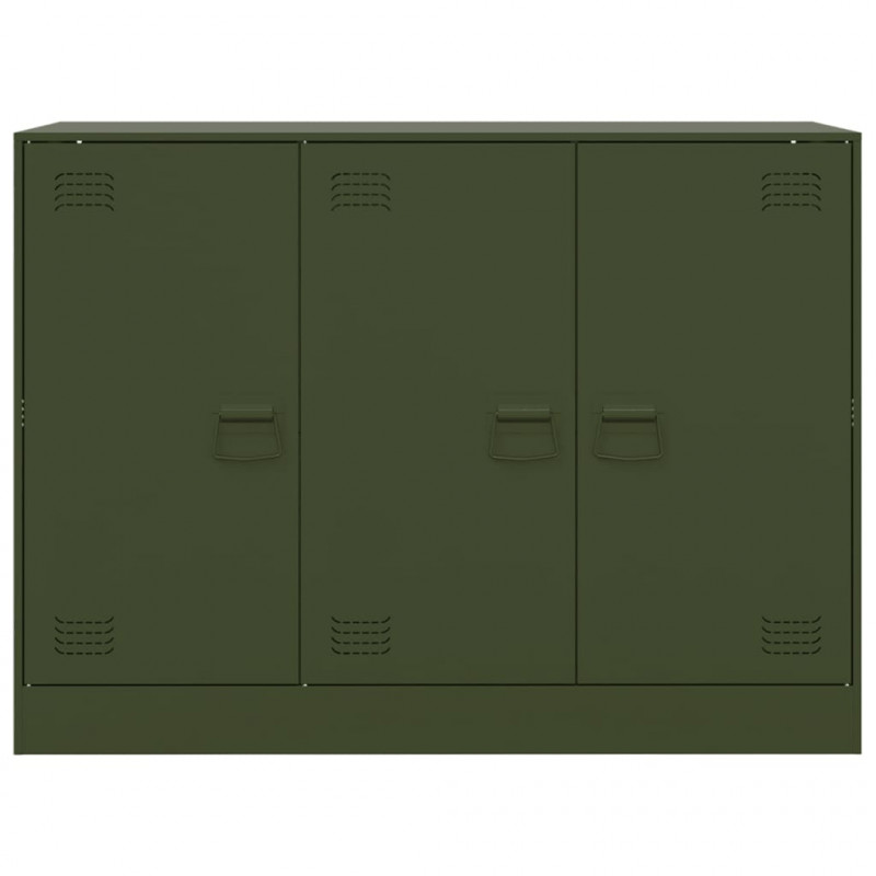 Szafka, oliwkowa, 99x39x73 cm, stal