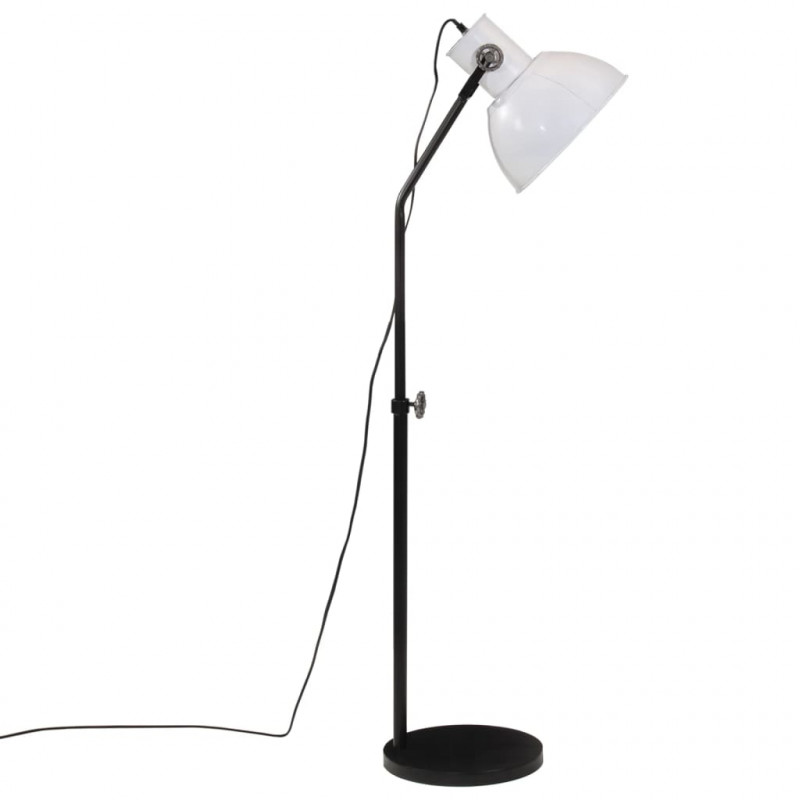 Lampa stojąca, 25 W, biała, 30x30x90-150 cm, E27