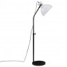 Lampa stojąca, 25 W, biała, 30x30x90-150 cm, E27