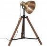 Lampa stojąca, 25 W, antyczny mosiądz, 75x75x90-150 cm, E27