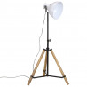 Lampa stojąca, 25 W, biała, 75x75x90-150 cm, E27
